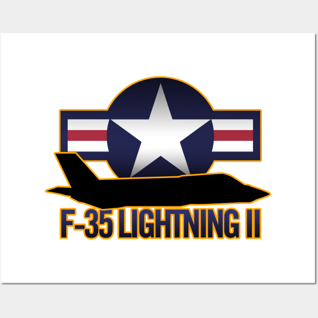 F-35 Lightning II Wall Art by hobrath